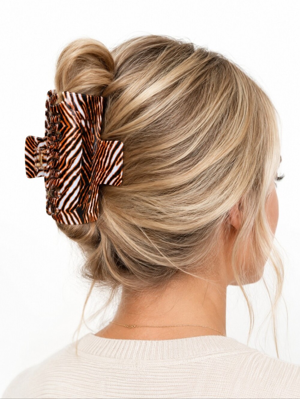 Gemelli Tiger Stripe Hair Clip